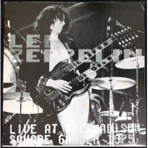LED ZEPPELIN Live at the Madison Square Garden 1975 (Toepper Music – none) France 1984 LP